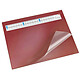 LÄUFER Sous-main DURELLA DS à rabat transparent 520 x 650 mm Rouge Sous-main