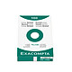 EXACOMPTA Étui de 100 fiches bristol blanc ligné non perforé 75x125mm Blanc x 10 Fiche Bristol