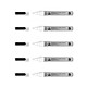 WONDAY Marqueur Craie Liquide Pointe Ogive 4mm Blanc x 5 Marqueur craie