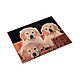 LÄUFER sous-main chiens, 400 mm x 530 mm Sous-main