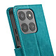 Acheter Mayaxess Étui Portefeuille pour Honor 400 Smart Antichoc avec Dragonne Inclus Turquoise