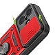 Avis Mayaxess Coque pour iPhone 17 avec Cache Caméra Coulissante et Bague Magnétique Rouge