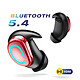 Avis Avizar Oreillette de Sommeil Bluetooth Son Mono Ultra Fin avec Réduction de Bruit Rouge