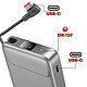Avis Swissten Powerbank Qi2 10000mAh compatible MagSafe et USB-C 35W avec Béquille support Gris