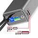 Avis Swissten Batterie de Secours 25000mAh pour MacBook / PC Portable avec Affichage Numérique Gris