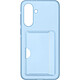 Samsung Coque avec Porte Carte pour Galaxy A36 Card Slot Protection Légère Bleu clair La coque protège efficacement votre smartphone contre les chocs et rayures