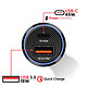 Avis Swissten Chargeur Voiture Fast Charging 63W USB-C Power Delivery 45W et USB 3.0 18W Noir