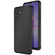 Avizar Coque pour Samsung Galaxy A07 en Silicone Soft Touch Antidérapant Noir pas cher