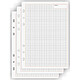 BIND bind Ersatzeinlagen Notizblätter Manager, A6, kariert Accessoire pour organiseur