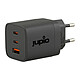 JUPIO Chargeur triple USB / USB-C 60 W GAN MATERIEL PROVENANCE FRANCE. Emballage securisé de vos commandes. Livré avec Facture dont TVA.