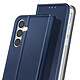 Acheter Avizar Étui Folio pour Galaxy S25 FE avec Porte-carte et Support Vidéo Bleu nuit