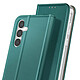 Acheter Avizar Étui Folio pour Galaxy S25 FE avec Porte-carte et Support Vidéo Vert foncé