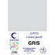 ELVE Paquet de 102 Chemises 210 g 240 x 320 mm ISATIS Coloris Pastel Gris Chemise/Sous-dossier