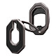 UAG Support Magnétique pour Smartphone Modèle Monarch Mag2 Double Anneau Pliable Gris Anneau magnétique UAG Monarch?Mag2 compatible MagSafe pour une fixation instantanée