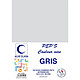 ELVE Paquet de 102 Sous-chemises 80 g 220 x 310 mm PEP'S Coloris Vifs Gris Chemise/Sous-dossier