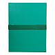 EXACOMPTA Chemises dos extensible balacron et sangle scratch. - Vert Chemise extensible