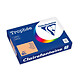 CLAIREFONTAINE Ramette Papier FSC A4 80g 500 Feuilles Abricot x 5 Papier couleur