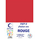 ELVE Paquet de 12 Chemises 210 g 240 x 320 mm PEP'S Coloris Vifs Rouge Chemise/Sous-dossier