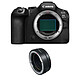 CANON EOS R6 MARK III nu + Bague EF-EOS-R MATERIEL PROVENANCE FRANCE. Emballage securisé de vos commandes. Livré avec Facture dont TVA.