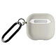 Native Union Coque en Silicone pour AirPods 4 avec Mousqueton en Métal Gris pas cher