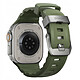Nomad Bracelet Sport Étanche 49mm pour Apple Watch Modèle Rocky Point Vert Compatible Apple Watch Ultra 1, 2 et 3 (boîtiers 44/45/46/49 mm)