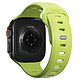 Nomad Bracelet Sport Étanche 49mm pour Apple Watch Modèle Tempo Band Vert Le bracelet sport Tempo Band est conçu en FKM étanche moulé pour Apple Watch 44 à 49mm et 42mm Series 0 à 3