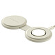Satechi Chargeur Sans Fil 2-en-1 Compatible Qi2 15W Modèle OnTheGo Pliable Beige pas cher