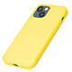 Acheter Moxie Coque pour iPhone 14 Édition Color Skin en TPU avec Intérieur Doux Jaune