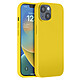 Moxie Coque pour iPhone 14 Édition Color Skin en TPU avec Intérieur Doux Jaune Coque en TPU souple et antichoc absorbant les impacts pour une protection fiable contre les chocs et les chutes