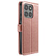 Mayaxess Étui Portefeuille pour Honor 400 Smart Antichoc avec Dragonne Inclus Rose gold - Revêtement effet cuir rose gold élégant et agréable en main