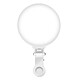 Avizar Mini Ring Light Selfie à Clip Orientable 180° avec Lumière Réglable Blanc Éclairage LED à 3 températures : chaude, neutre et froide (3000K à 6500K) pour un rendu toujours flatteur, de jour comme de nuit
