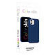 Moxie Coque pour iPhone 12 / 12 Pro Édition Color Skin en TPU avec Intérieur Doux Bleu marine pas cher