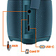 Acheter LinQ Mini Enceinte sans Fil Bluetooth 5W Étanche IPX6 avec Éclairage LED Bleu