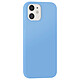 Moxie Coque pour iPhone 12 / 12 Pro Édition Color Skin en TPU avec Intérieur Doux Bleu clair - Coque en TPU souple et antichoc absorbant les impacts pour une protection fiable contre les chocs et les chutes
