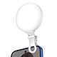 Avis Avizar Mini Ring Light Selfie à Clip Orientable 180° avec Lumière Réglable Blanc