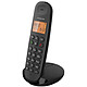 Logicom Téléphone sans Fil Mains Libres ILOA 100 avec Écran Portée 300m Noir Fonction mains libres intégrée pour un usage confortable