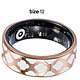 Acheter Avizar Bague Connectée Taille 12 Modèle Ursa avec Motif Géométrique et Étui de Charge