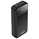 Max excell Batterie de Secours 20000mAh USB-C PD 20W / 2 USB 22.5W avec Écran LCD Noir - Capacité 20000 mAh pour plusieurs recharges de smartphones et tablettes