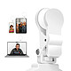Avizar Mini Ring Light Selfie à Clip Orientable 180° avec Lumière Réglable Blanc pas cher