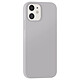 Moxie Coque pour iPhone 12 / 12 Pro Édition Color Skin en TPU avec Intérieur Doux Gris - Coque en TPU souple et antichoc absorbant les impacts pour une protection fiable contre les chocs et les chutes