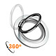 MAXEXCELL Anneau Support MagSafe pour iPhone Magnétique et Rotatif Argent pas cher