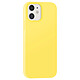 Moxie Coque pour iPhone 12 / 12 Pro Édition Color Skin en TPU avec Intérieur Doux Jaune Coque en TPU souple et antichoc absorbant les impacts pour une protection fiable contre les chocs et les chutes