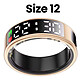 Avis Avizar Bague Connectée Taille 12 Modèle Saturn avec Écran LED et Étui de Charge