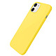 Acheter Moxie Coque pour iPhone 11 Édition Color Skin en TPU avec Intérieur Doux Jaune