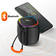 Avis LinQ Mini Enceinte sans Fil Bluetooth 5W Étanche IPX6 avec Éclairage LED Noir