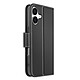 Avizar Étui Portefeuille pour iPhone 17 en Cuir Premium avec Fonction Stand Cet étui portefeuille noir pour iPhone 17 est fabriqué en cuir véritable pleine fleur, avec coutures soignées et tranches lissées pour une finition nette