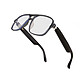Avizar Lunettes Connectées Bluetooth Modèle Sharp avec Audio Intégré Ultra Léger Noir - Les haut-parleurs intégrés offrent une écoute claire sans écouteurs