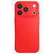 Avizar Coque pour iPhone 17 Pro en Silicone Souple avec Renfort Bloc Caméra Coque en silicone souple absorbant les chocs, idéale pour protéger efficacement l'iPhone 17 Pro contre les rayures et les petits impacts quotidiens