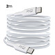 Avis Jaym Chargeur Secteur 2 USB-C GaN 65W PD-PPS avec Câble USB-C vers USB-C 100W 2m Blanc