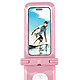 Avis Usams Housse Étanche IP68 pour Smartphone 7" avec Double Pochette Rose